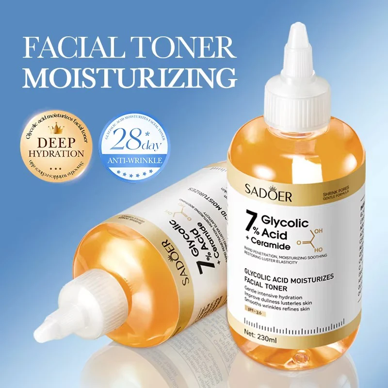 SADOER Glycolic Acid Moisturizing Facial Toner 230ml - Image 3