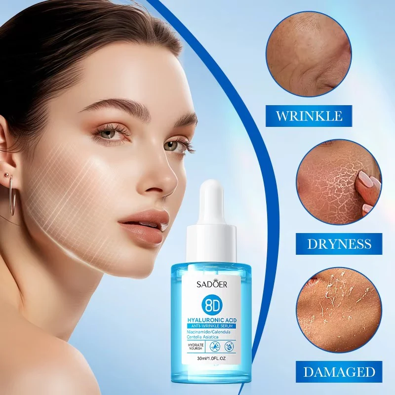 SADOER 8D Hyaluronic Acid Anti-Wrinkle Serum – 30ml - Image 4