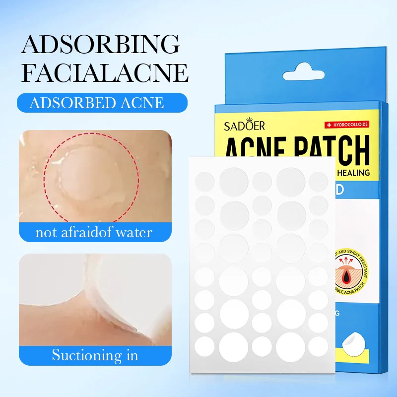 SADOER Acne Patch - Hydrocolloid & Star+Round - Invisible Protection - Image 7