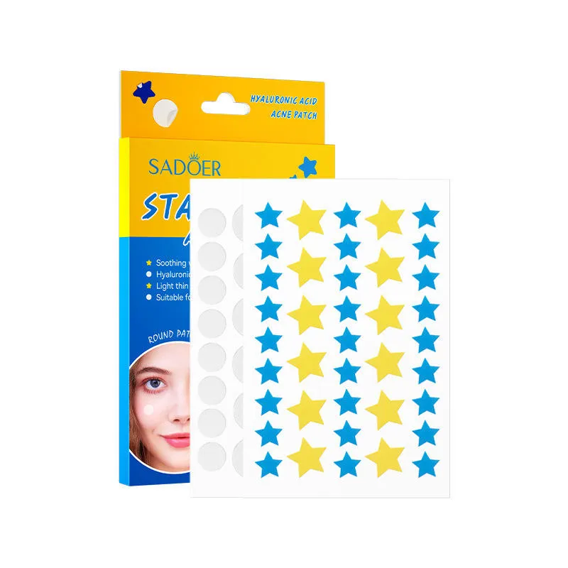 SADOER Acne Patch - Hydrocolloid & Star+Round - Invisible Protection - Image 8