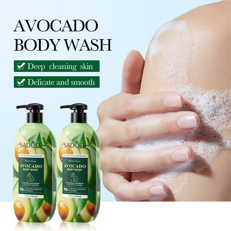Sadoer Avocado Body Wash Natural Avocado Extracts 400ml - Image 3