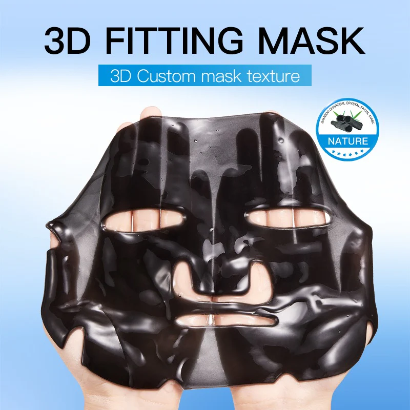 SADOER Bamboo Charcoal Collagen Pore Purifying Hydrogel Facial Mask - 60ml - Image 5
