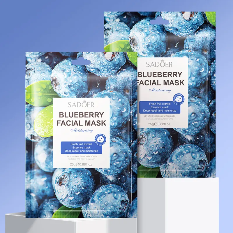 SADOER Blueberry Moisturizing Face Sheet Mask 25ml - Image 2