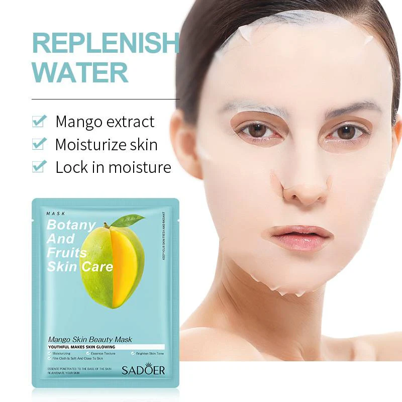 SADOER Botany And Fruits Mango Skin Beauty Face Sheet Mask - Image 2