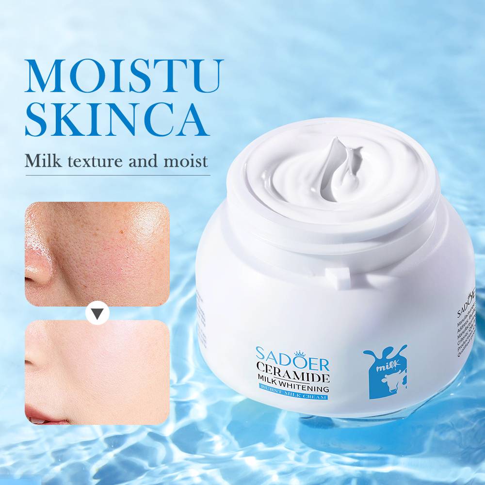Sadoer Ceramide Whitening Burst Milk Moisturizing Face Cream 120g - Image 3