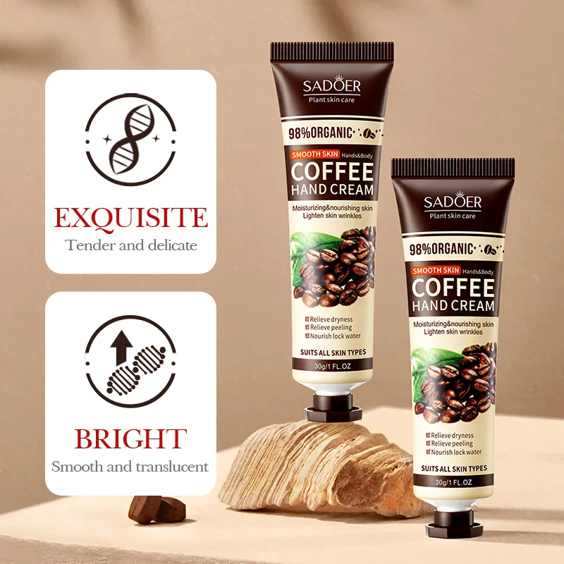 Sadoer Coffee Moisturizing Hand Cream 30g - Image 2