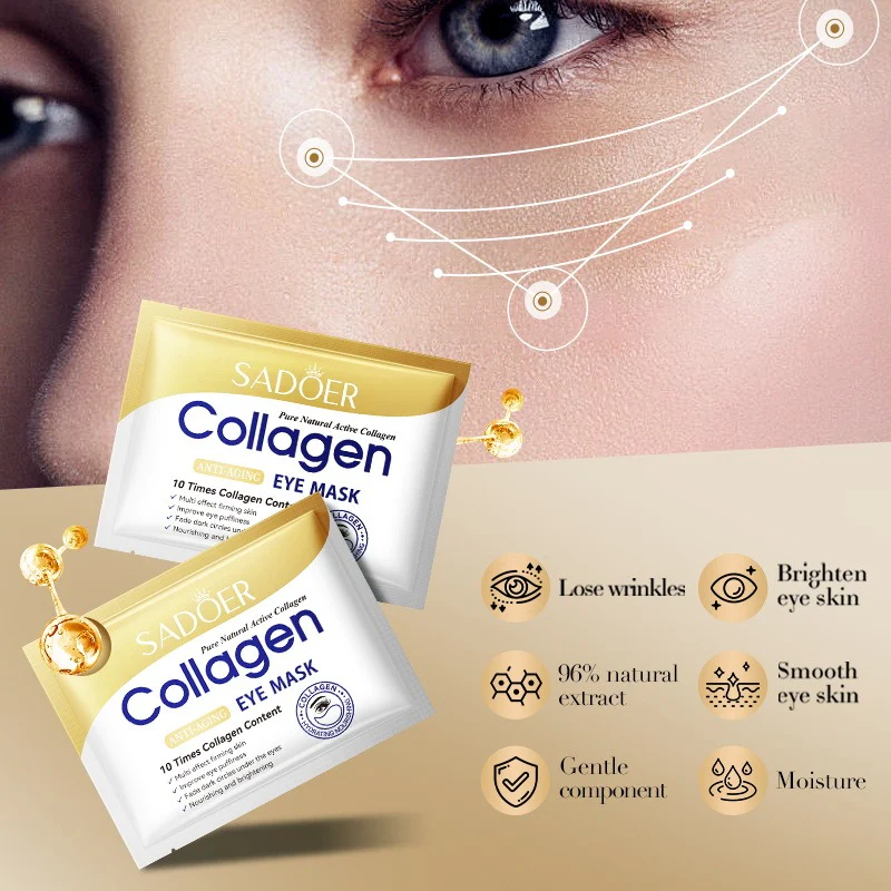 SADOER Collagen Anti-Aging Eye Mask to Remove Dark Circles - Image 4