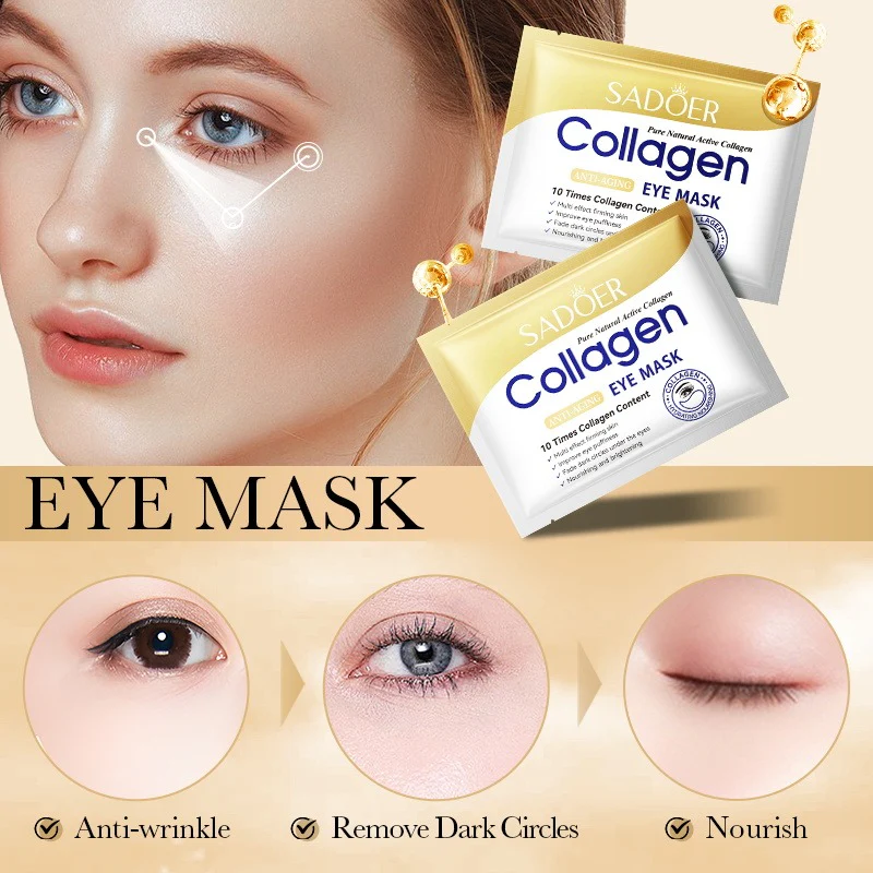 SADOER Collagen Anti-Aging Eye Mask to Remove Dark Circles - Image 6
