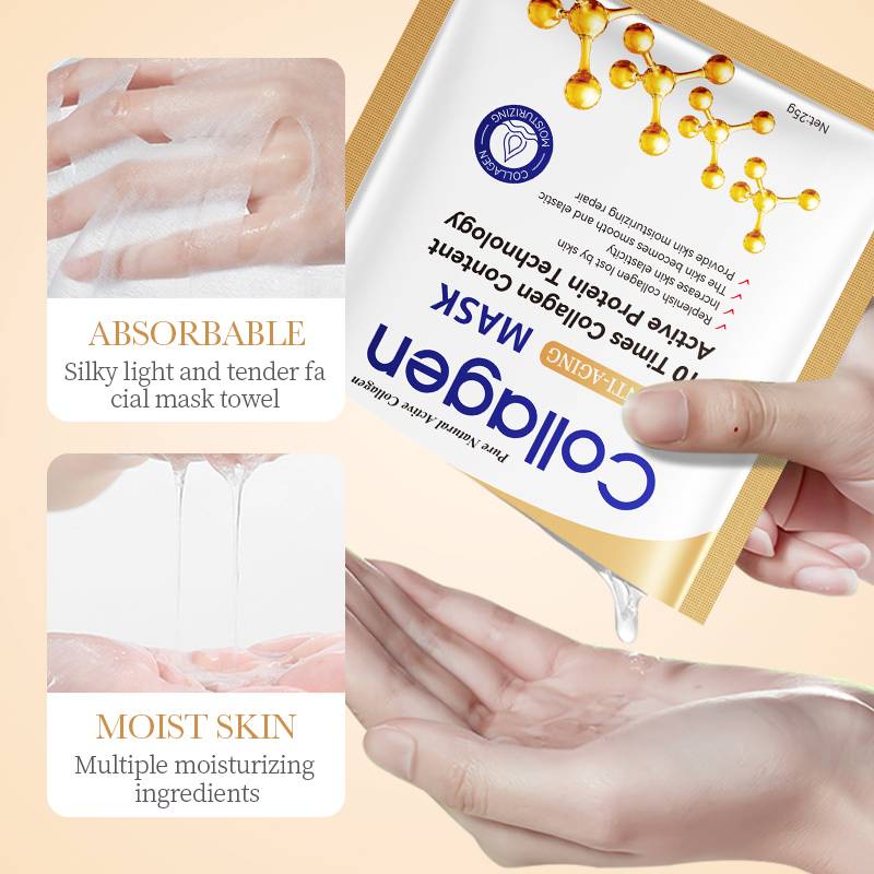 SADOER Collagen Anti-Aging Moisturizing Facial Sheet Mask - Image 3