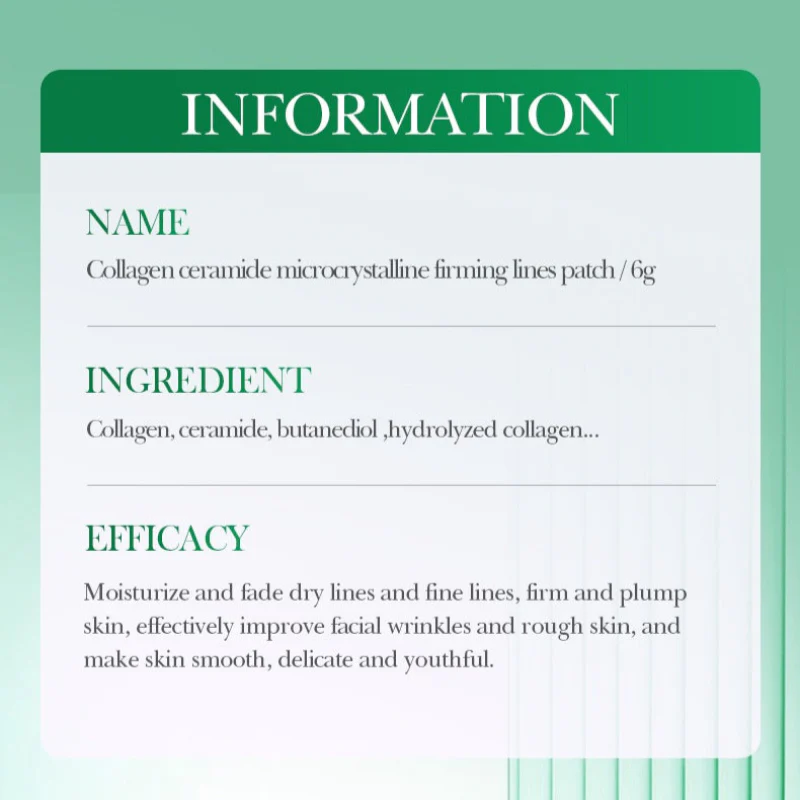 SADOER Collagen Ceramide Microcrystalline Firming Lines Patch 6g - Image 7