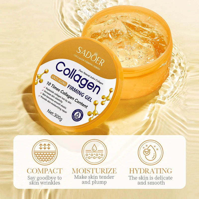 SADOER Collagen Anti-Aging Firming Gel – 300g - Image 3