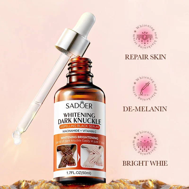 SADOER Dark Knuckle Brightening Niacinamide Vitamin C Body Serum 50ml - Image 2