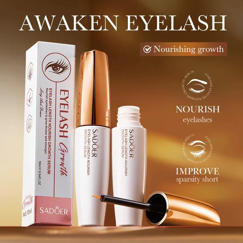 SADOER Eyelash Growth Serum - Lengthen & Strengthen Lash Serum - 10ml - Image 2