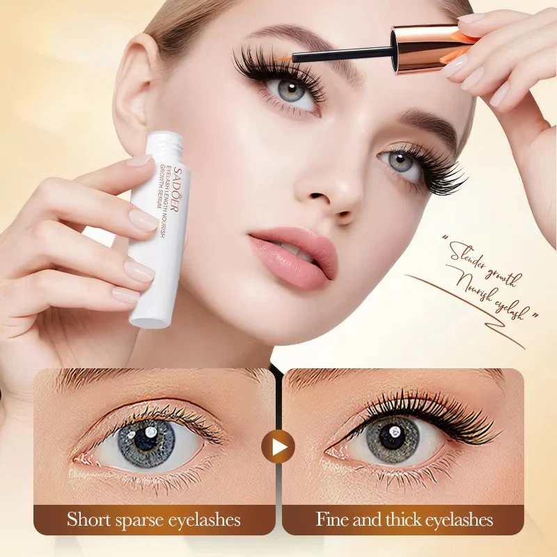 SADOER Eyelash Growth Serum - Lengthen & Strengthen Lash Serum - 10ml - Image 4