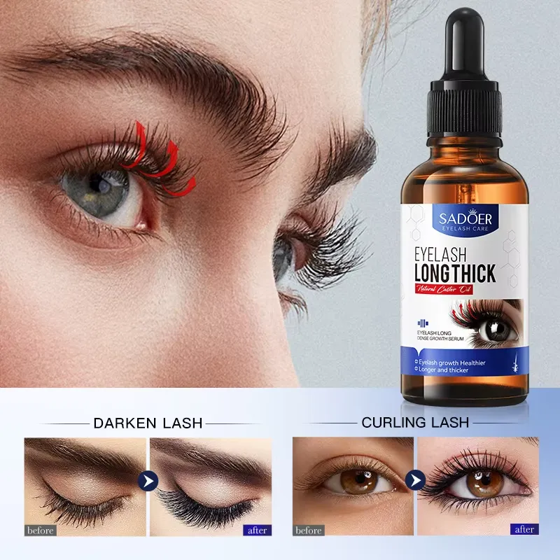 SADOER Eyelash Long Dense Growth Serum - Nourishing & Thickening - 30ml - Image 4