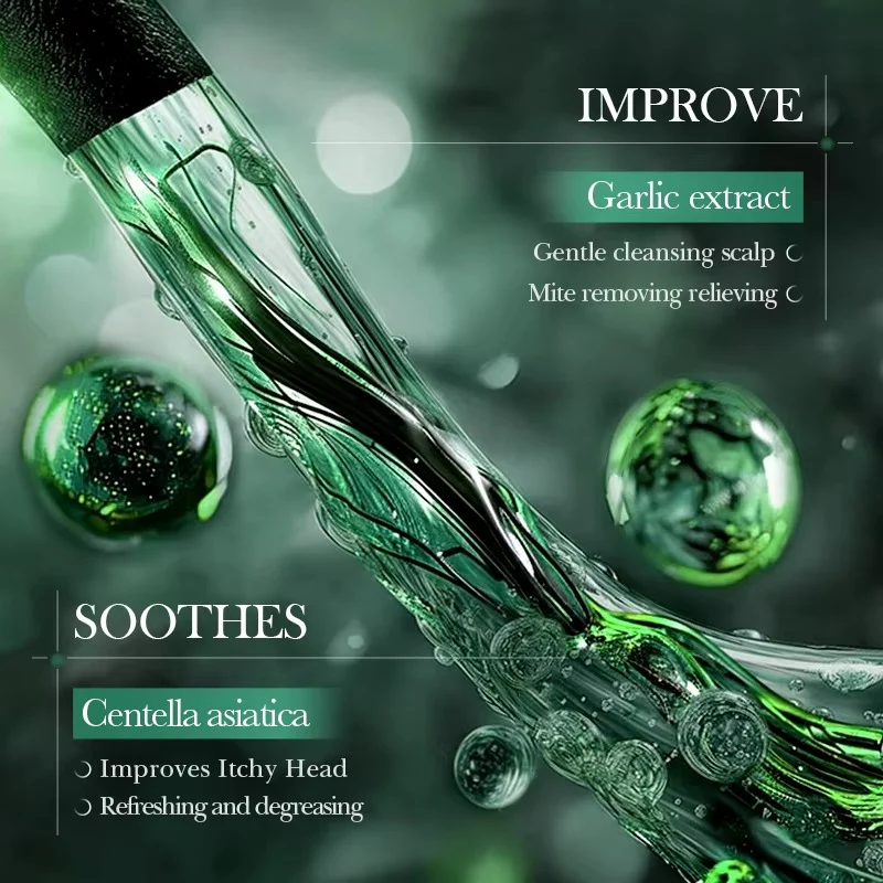 SADOER Garlic Mite Control Shampoo Scalp Relief - 300ml - Image 5