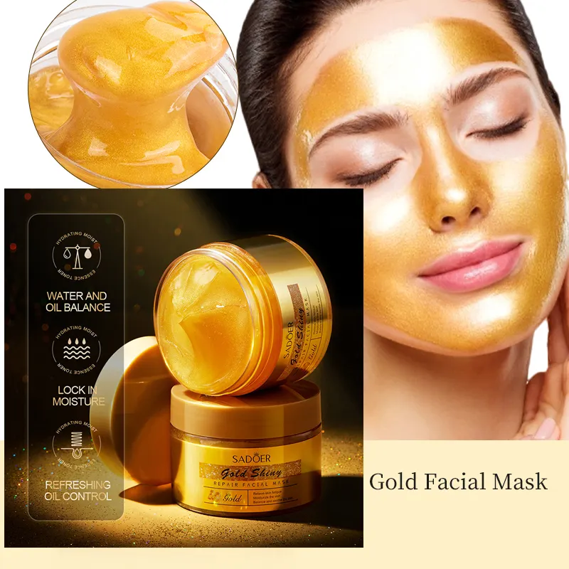 SADOER Golden Shiny Repair Facial Mask 120g - Image 3