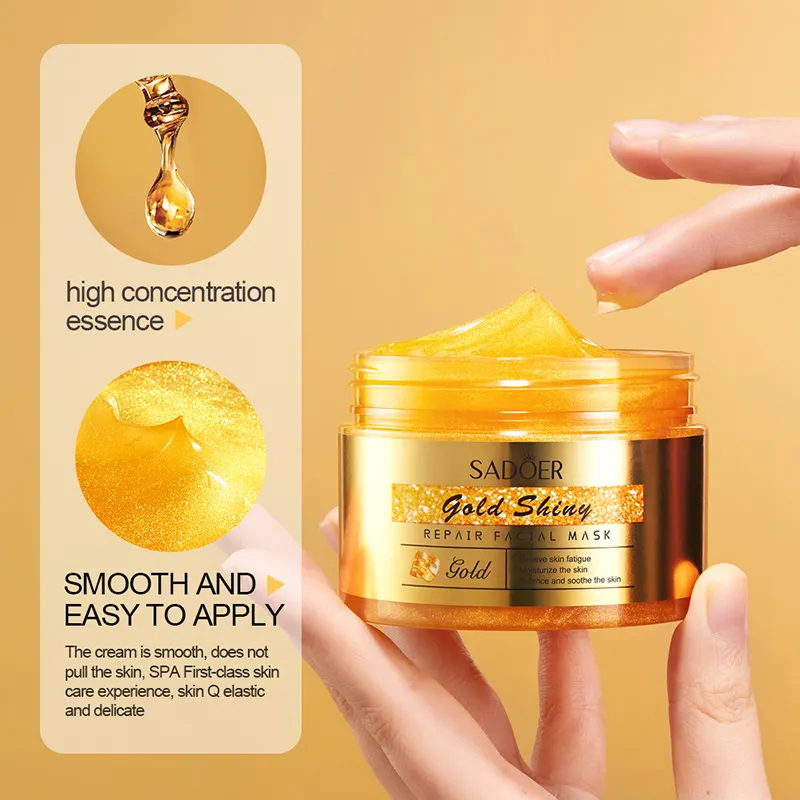 SADOER Golden Shiny Repair Facial Mask 120g - Image 4