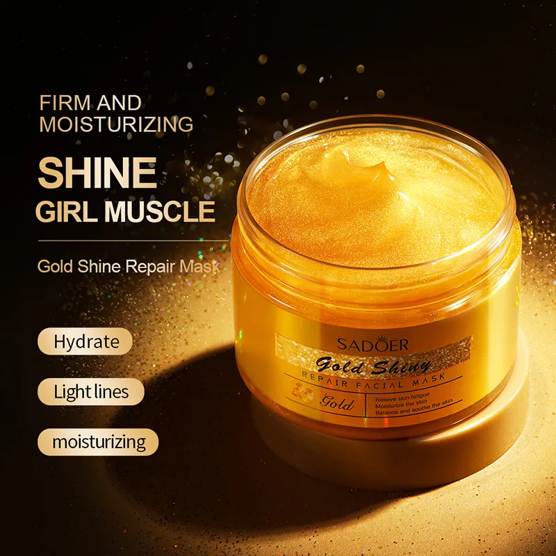 SADOER Golden Shiny Repair Facial Mask 120g - Image 5