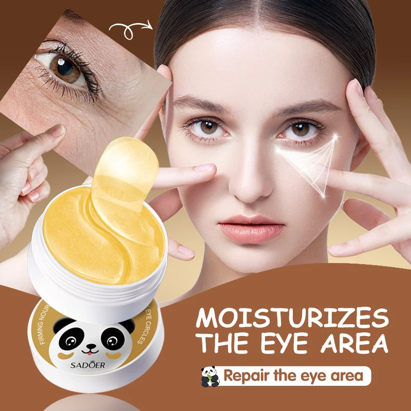 SADOER Golden Snail Firming Eye Mask - Anti-Wrinkle & Nourishing Eye Treatment - 30 Pairs - Image 4