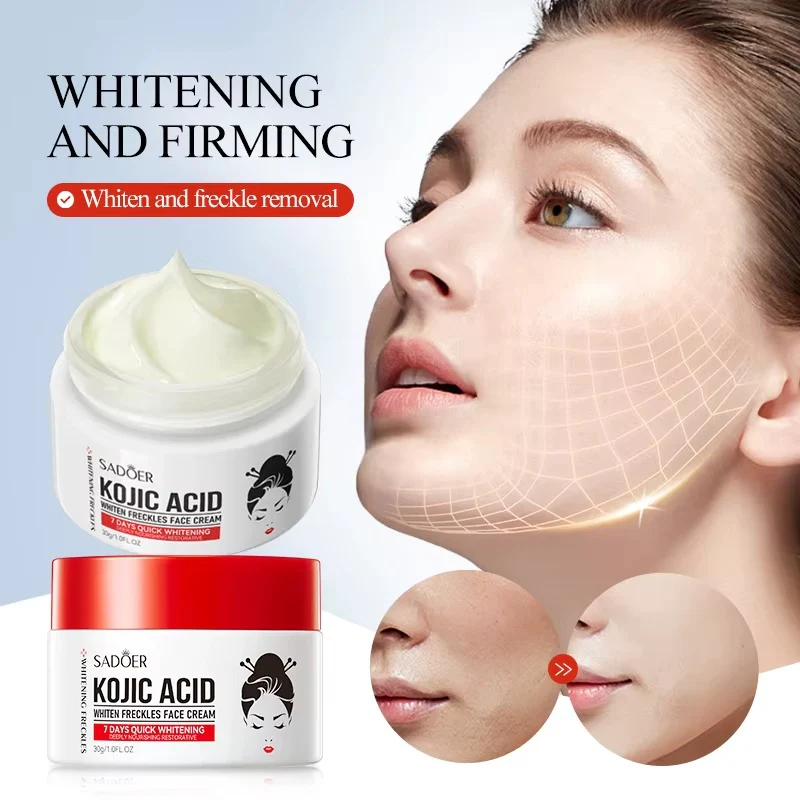 SADOER Kojic Acid Freckle Remover Whitening Face Cream 30g - Image 2