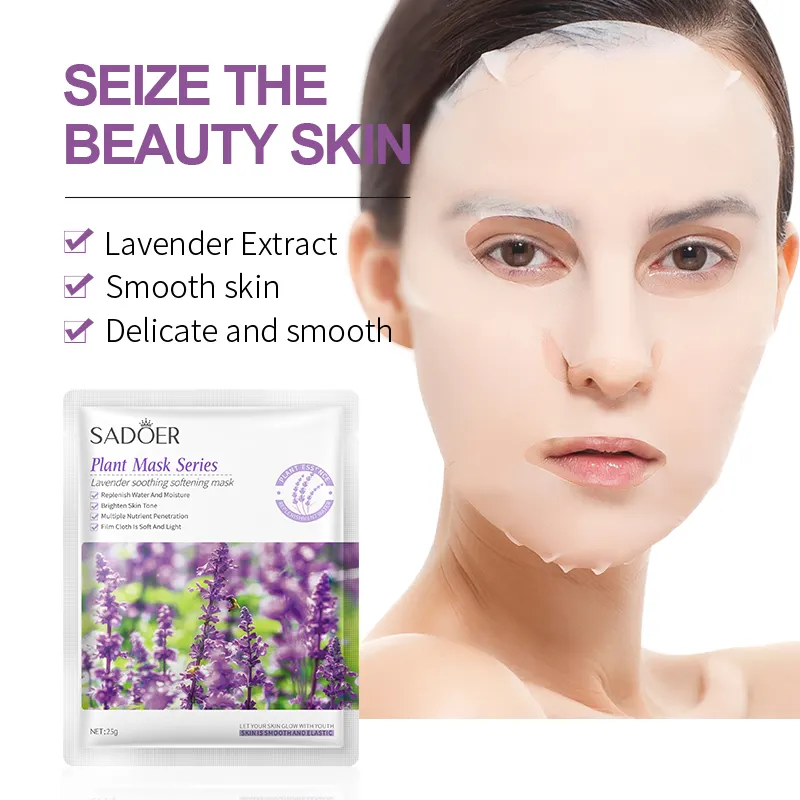 SADOER Lavender Soothing Softening Face Sheet Mask - Image 3