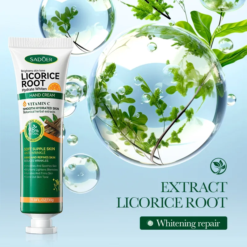 SADOER Licorice Viatmin C Whitening Hand Cream 30gm - Image 4