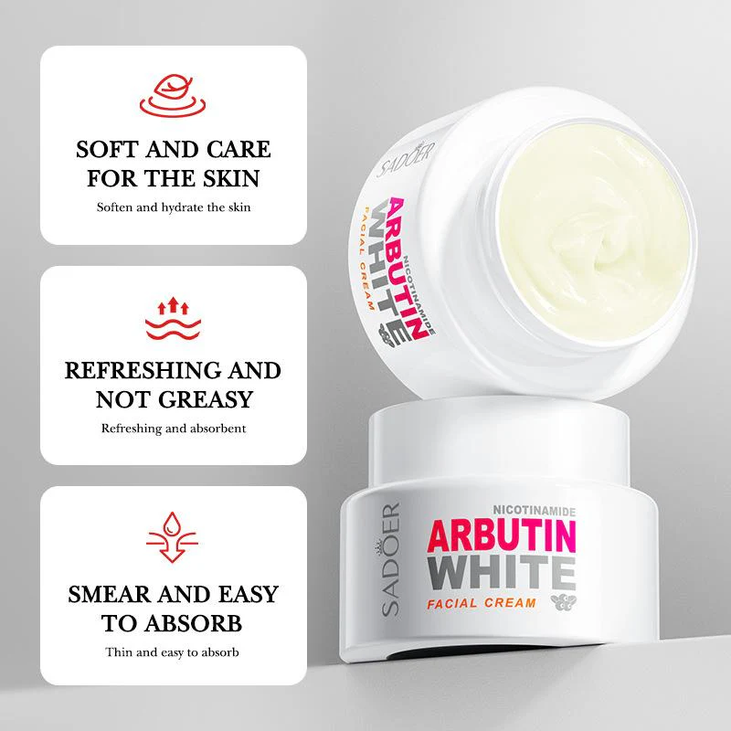SADOER Nicotinamide Arbutin White Facial Cream 50g - Image 3