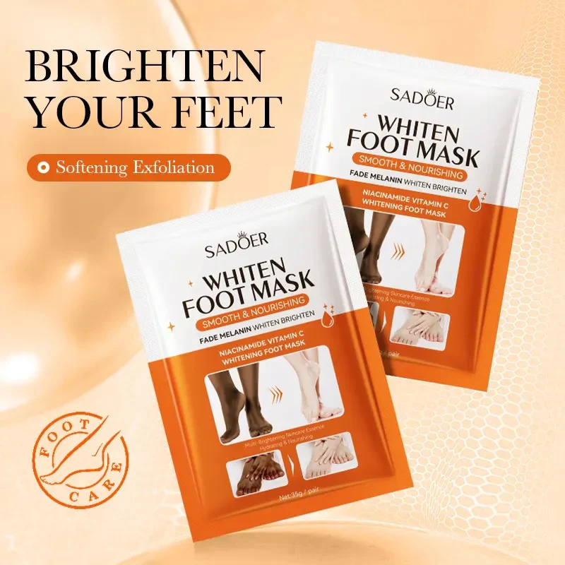 Sadoer Smooth and Nourishing Niacinamide Whitening Foot Mask 35g/Pair - Image 3