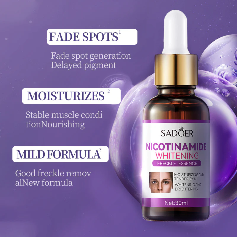 SADOER Nicotinamide Serum - Brightening & Freckle Removal - 30ml - Image 3