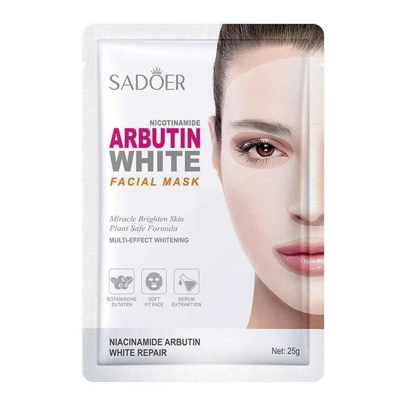 SADOER Nicotinamide Arbutin White Facial Sheet Mask