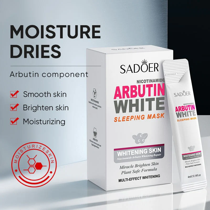 Sadoer Nicotinamide Arbutin White Sleeping Mask 4ml x 20Pcs - Image 3