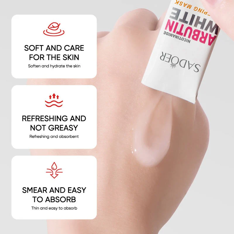 Sadoer Nicotinamide Arbutin White Sleeping Mask 4ml x 20Pcs - Image 6