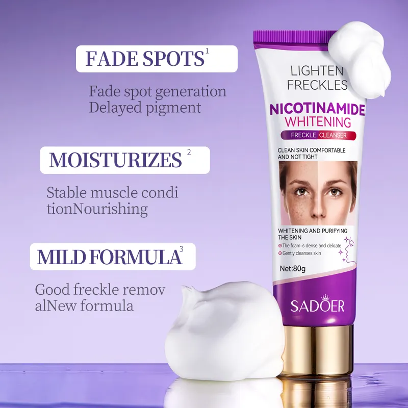 SADOER Nicotinamide Whitening Anti-Freckle Cleanser 80g - Image 4