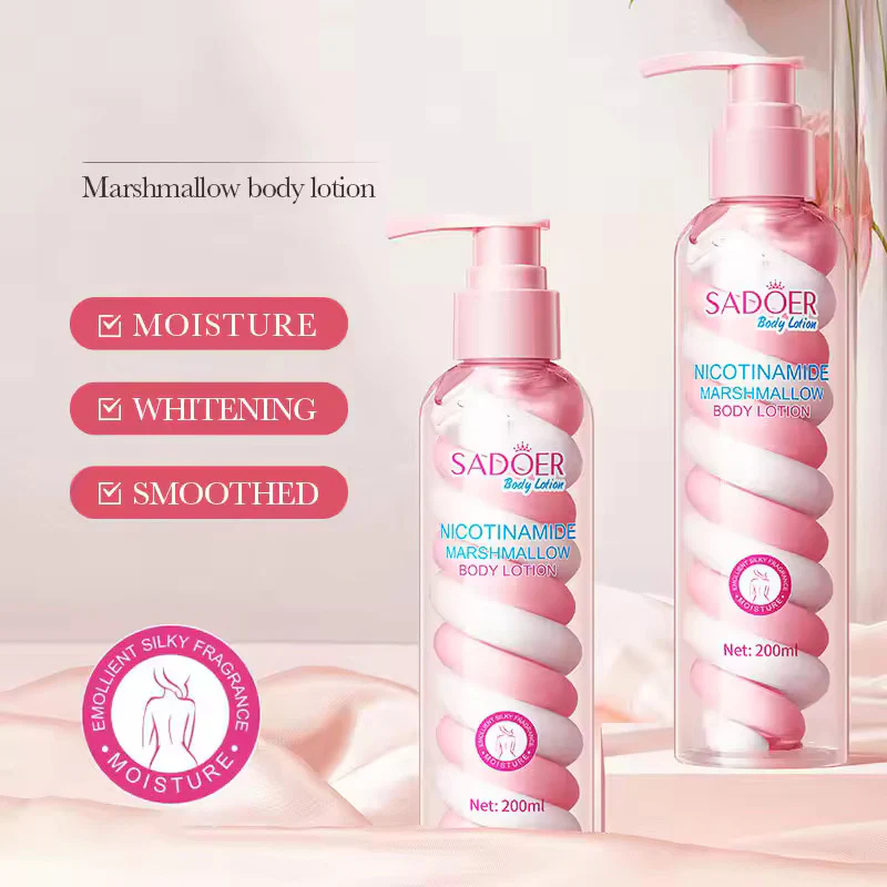 SADOER Nicotinamide Marshmallow Body Lotion 200ml - Image 2