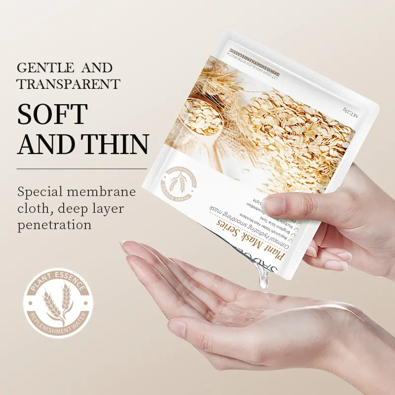 SADOER Oatmeal Plant Facial Sheet Mask - Image 4