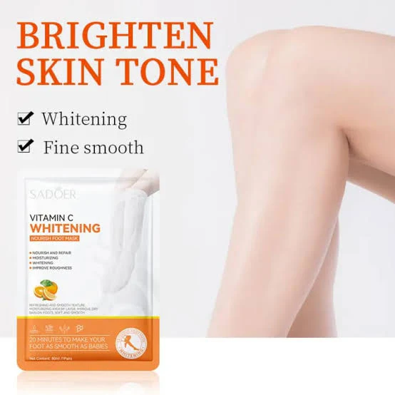 Sadoer Pack of 2 Vitamin C Foot and Hand Mask - Image 3
