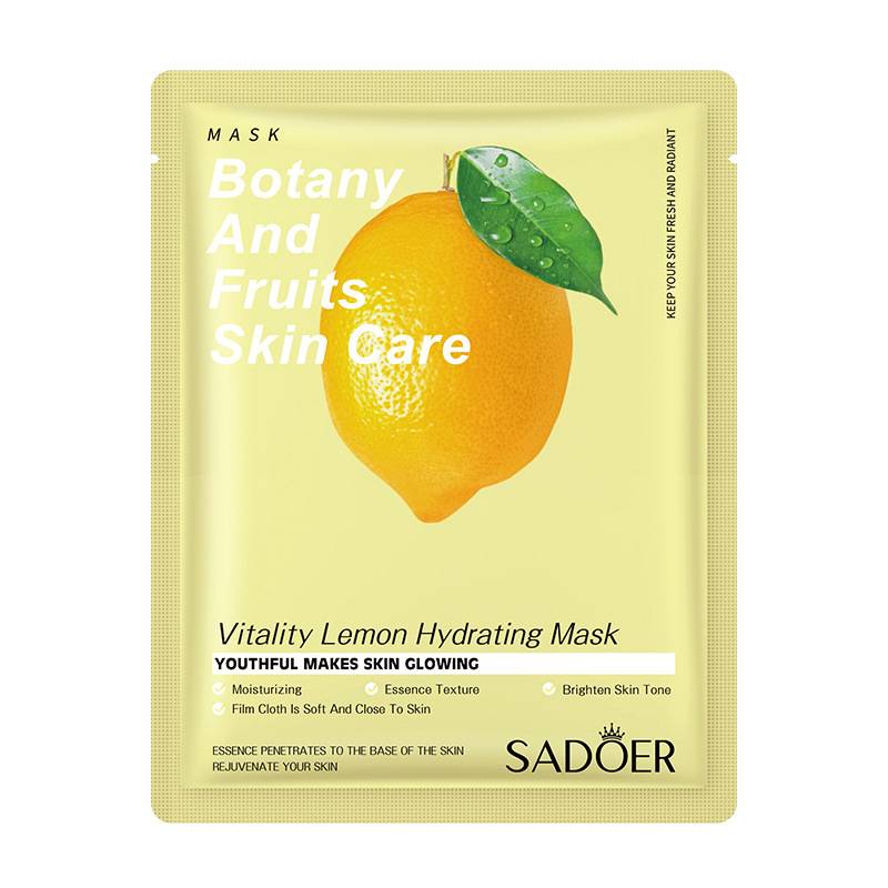 SADOER Pack of 5 Botany And Fruits Brightening Moisturizing Facial Mask (Random 5) - Image 8