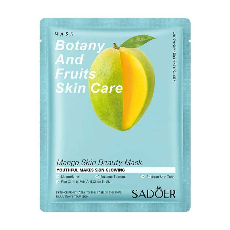 SADOER Pack of 5 Botany And Fruits Brightening Moisturizing Facial Mask (Random 5) - Image 9