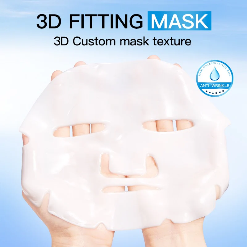 SADOER Pearl Collagen Crystal Facial Mask - Nourishing & Whitening Sheet Mask - 60ml - Image 4