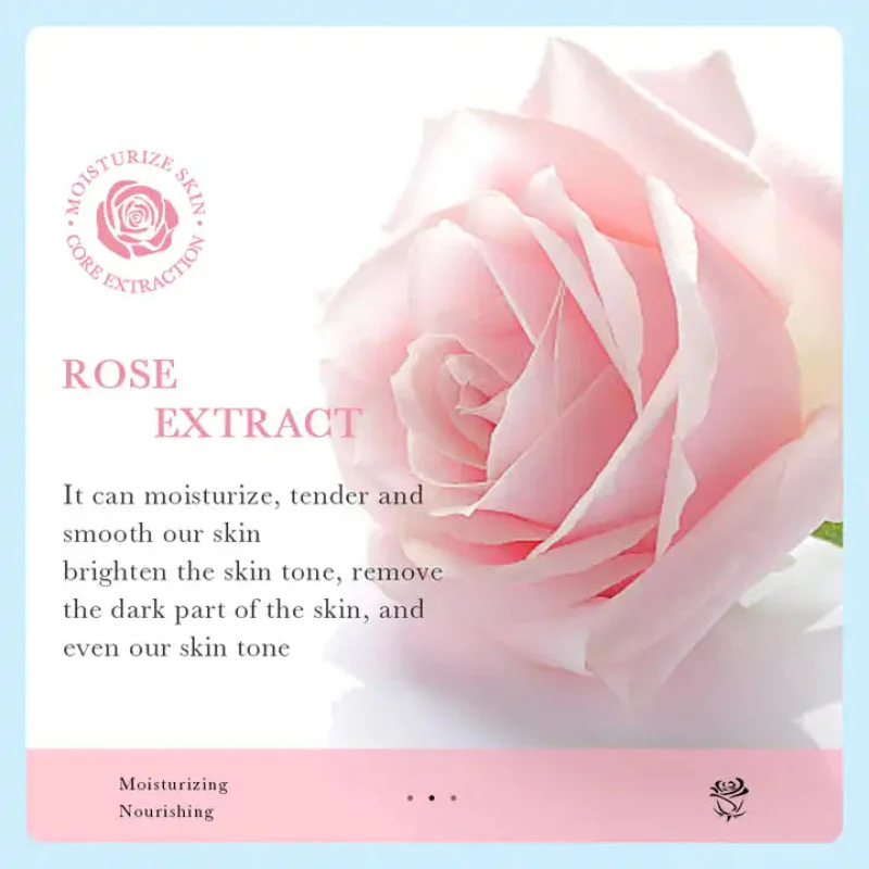 SADOER Rose Body Butter Lotion – Moisturizing & Brightening Body Cream 200g - Image 3