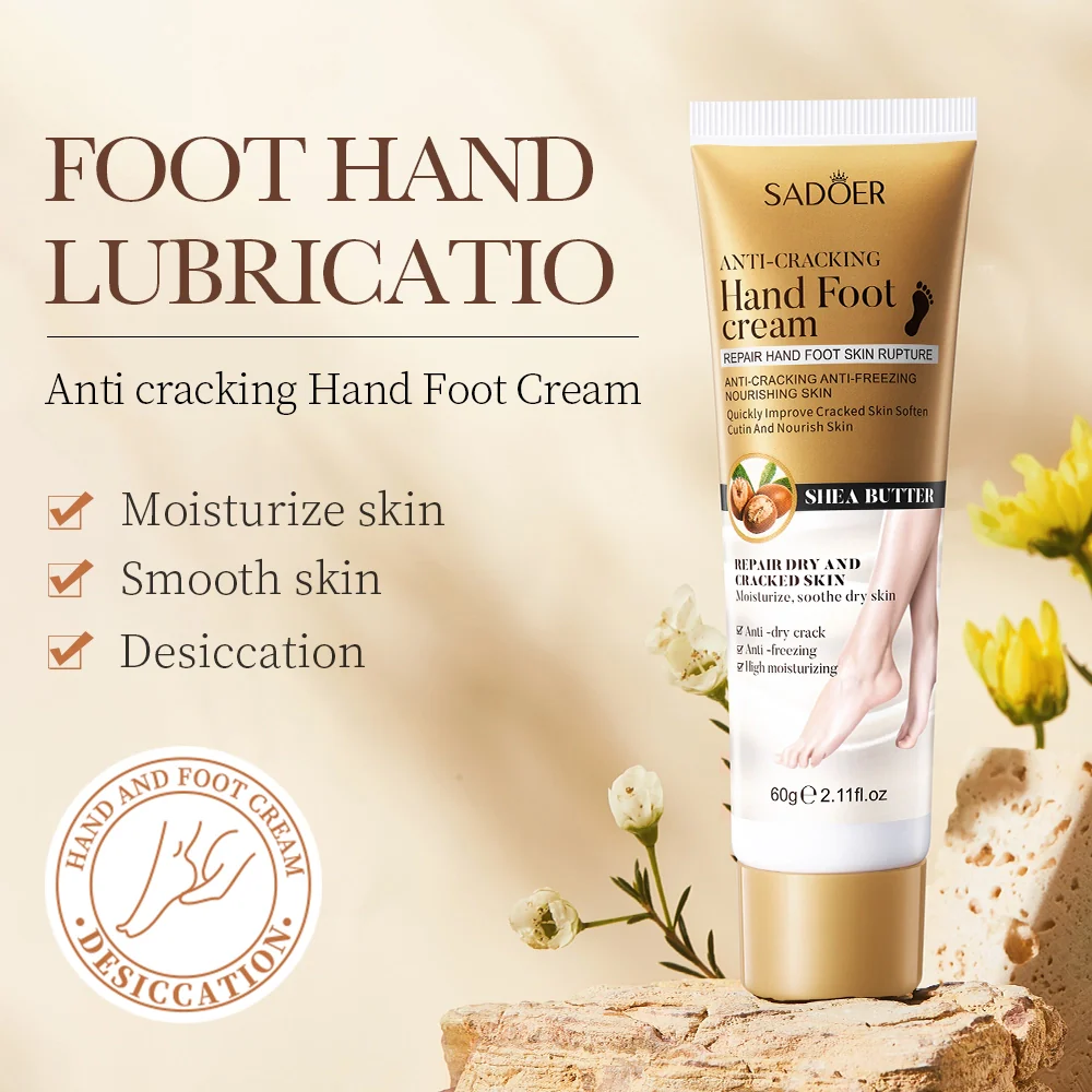 SADOER Shea Butter Anti-Cracking Hand Foot Cream 60gm - Image 4