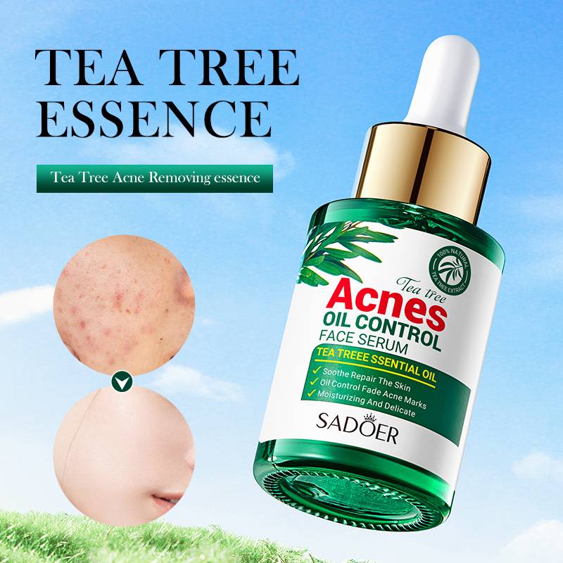 SADOER Tea Tree Serum - Oil Control & Anti-Acne Face Serum - 30ml - Image 4