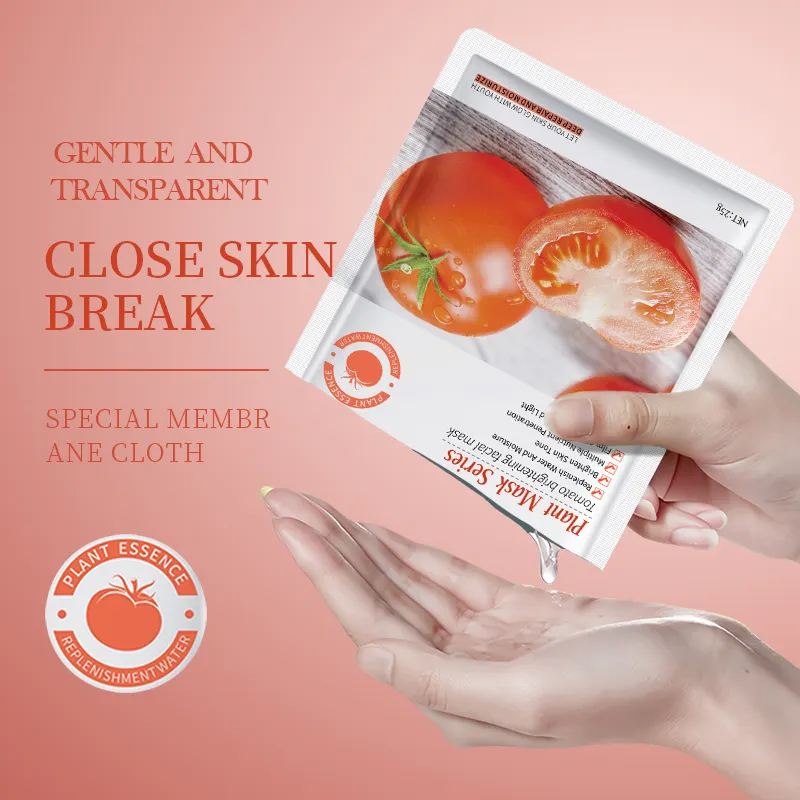 SADOER Tomato Brightening Face Sheet Mask - Image 4