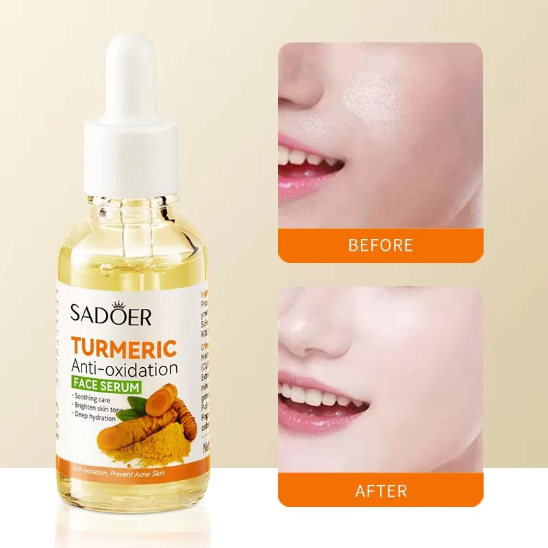 SADOER Turmeric Anti-Oxidation Face Serum for Brighten Skin- 30ml - Image 7