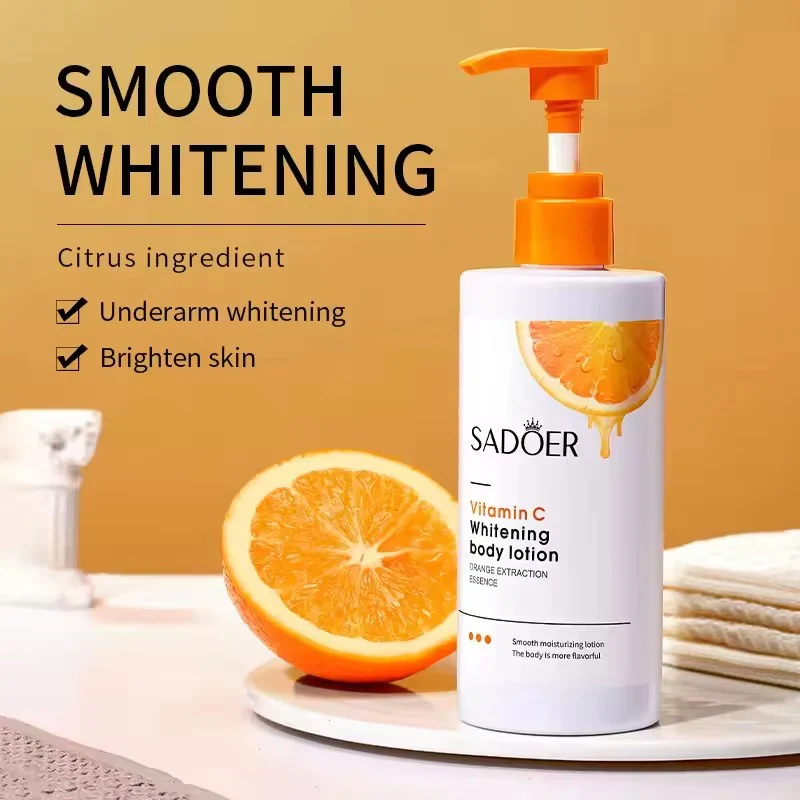 SADOER Vitamin C Brightening Body Lotion - Orange Extract - 250g - Image 2