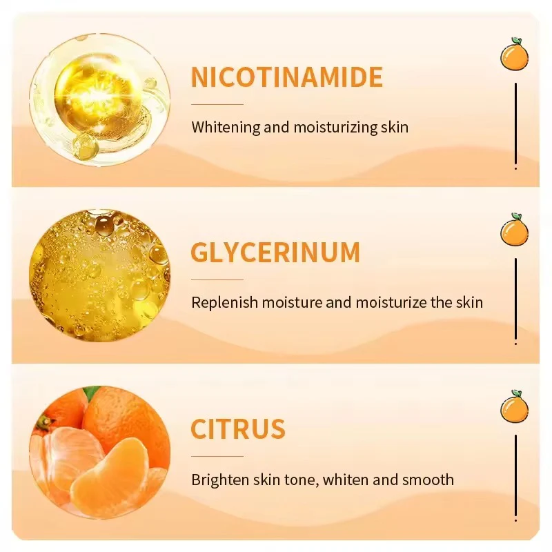 SADOER Vitamin C Brightening Body Lotion - Orange Extract - 250g - Image 5