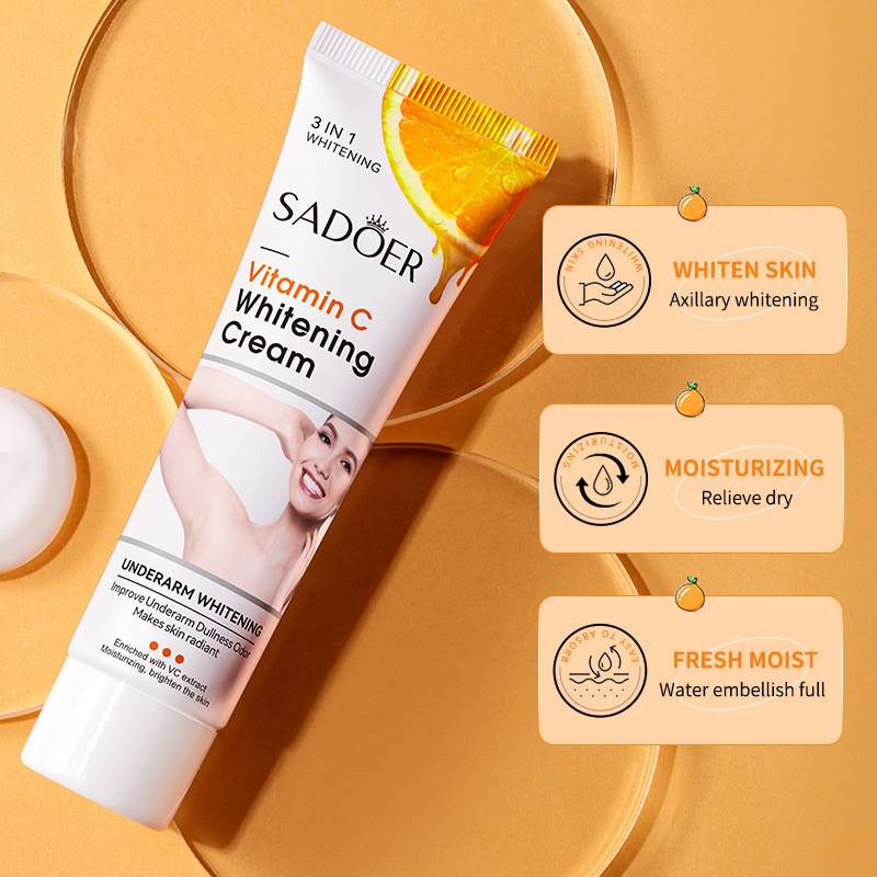 SADOER Vitamin C Whitening Underarm Cream 50g - Image 3