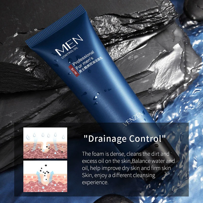 VEZE Men's 3-in-1 Skincare Gift Set - Oil Control Cleanser, Toner & Lotion - Image 5