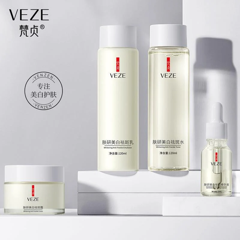 VEZE Brightening & Freckle Care Skincare Kit - 4-Piece Set - Image 3